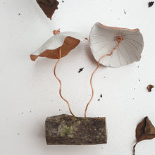 Load image into Gallery viewer, Little White and Copper Toadstools