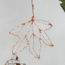 Load image into Gallery viewer, Copper Fallen Maple Leaf