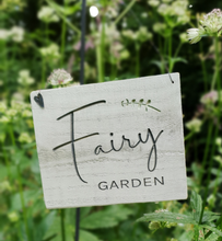 Load image into Gallery viewer, Engraved Fairy Garden Sign