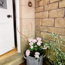 Load image into Gallery viewer, Copper Heart on a Stake