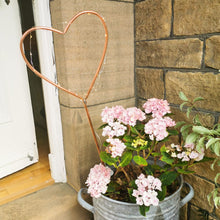Load image into Gallery viewer, Copper Heart on a Stake