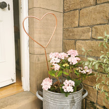 Load image into Gallery viewer, Copper Heart on a Stake