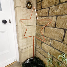Load image into Gallery viewer, Copper Star on a Stake