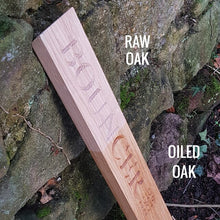 Load image into Gallery viewer, Engraved Oak Memorial Plaque