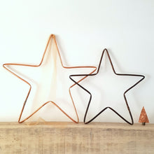 Load image into Gallery viewer, Copper Metal Star