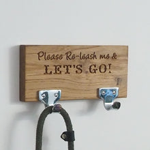 Load image into Gallery viewer, Dog Lead Holder with Two Hooks