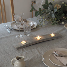 Load image into Gallery viewer, Medium Oak Whisky Barrel Tealight Holder