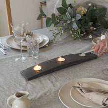 Load image into Gallery viewer, Medium Oak Whisky Barrel Tealight Holder