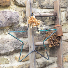 Load image into Gallery viewer, Green Copper Metal Star