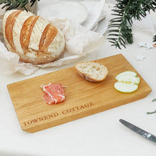 Load image into Gallery viewer, Personalised Engraved Oak Serving & Chopping Board
