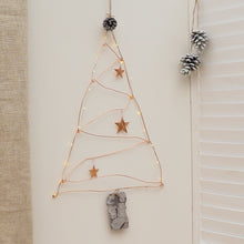 Load image into Gallery viewer, Copper Wire Christmas Tree Wall Hanging