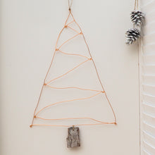Load image into Gallery viewer, Copper Wire Christmas Tree Wall Hanging