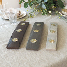 Load image into Gallery viewer, Medium Oak Whisky Barrel Tealight Holder