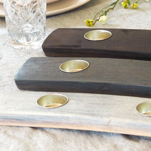 Load image into Gallery viewer, Medium Oak Whisky Barrel Tealight Holder