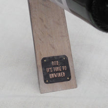Load image into Gallery viewer, Personalised Washed Oak Bottle Holder