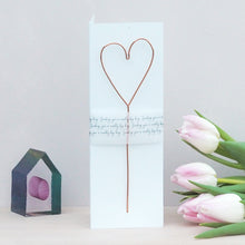 Load image into Gallery viewer, Really Big Hug Copper Heart Card