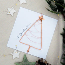 Load image into Gallery viewer, Copper Wire Tree Decoration