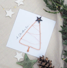 Load image into Gallery viewer, Copper Wire Tree Decoration