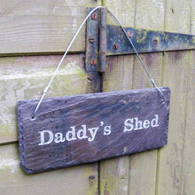 Load image into Gallery viewer, Engraved Slate Sign For Him