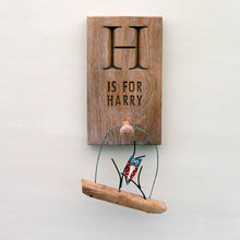 Load image into Gallery viewer, Contemporary Personalised Engraved Oak Shaker Peg