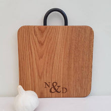 Load image into Gallery viewer, Personalise Engraved Oak and Copper Board