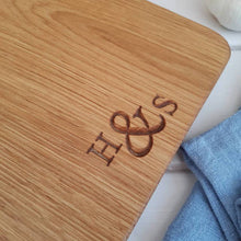 Load image into Gallery viewer, Personalise Engraved Oak and Copper Board