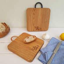 Load image into Gallery viewer, Personalise Engraved Oak and Copper Board