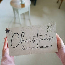 Load image into Gallery viewer, Personalised Engraved Christmas Sign