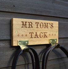 Load image into Gallery viewer, Personalised Oak Tack Tidy