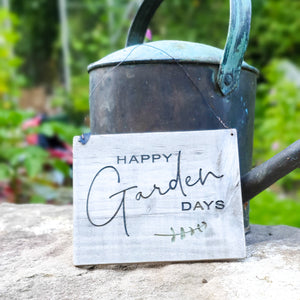 Engraved Garden Sign